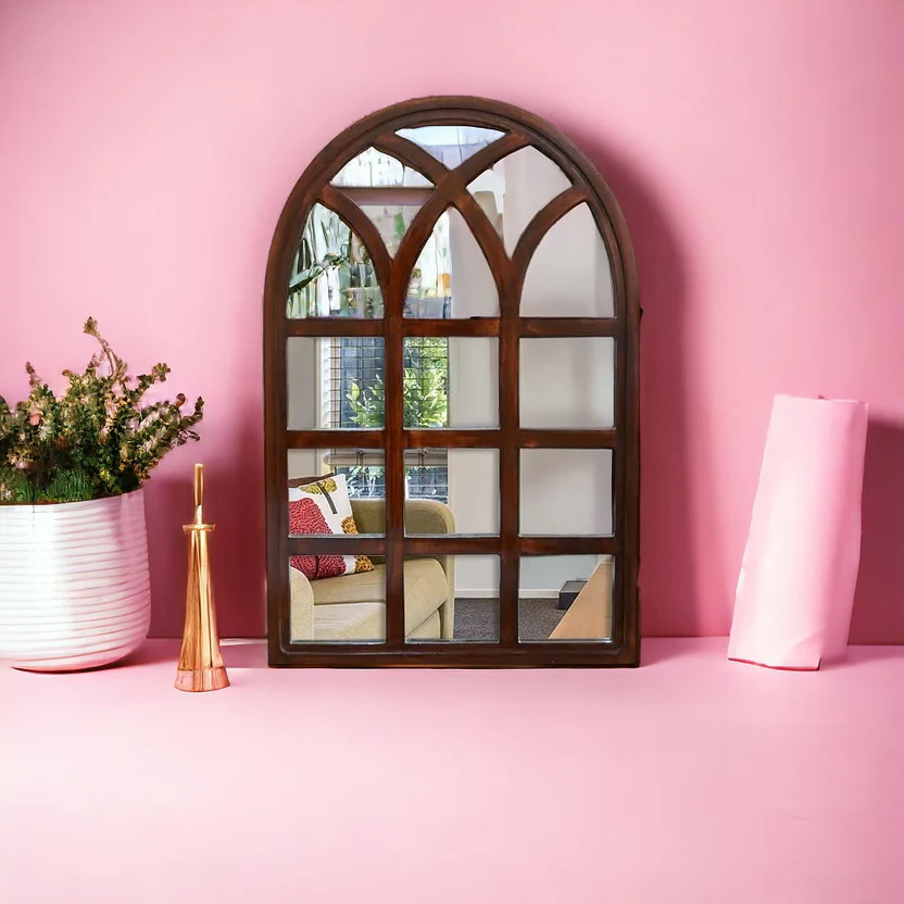 arch mirror | jharokha mirror | antique wall mirror | 75x50cm arch mirror | jharokha mirror | antique wall mirror | 75x50cm