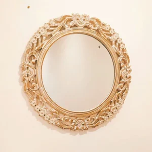 round jharokha wall decor | big vintage mirror | vintage mirror | antique mirror | aesthetic wall decorative | antique mirror wall