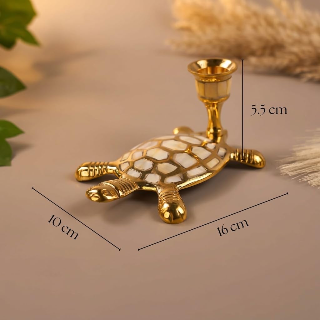 single brass & mother of pearl candle holder for taper candles – decorative candlestick for home, bedroom, living room decor, table centerpieces (turtle) single brass & mother of pearl candle holder for taper candles – decorative candlestick for home, bedroom, living room decor, table centerpieces (turtle)