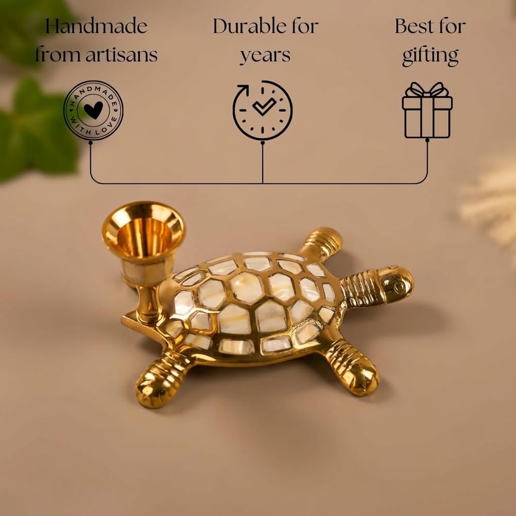 single brass & mother of pearl candle holder for taper candles – decorative candlestick for home, bedroom, living room decor, table centerpieces (turtle) single brass & mother of pearl candle holder for taper candles – decorative candlestick for home, bedroom, living room decor, table centerpieces (turtle)