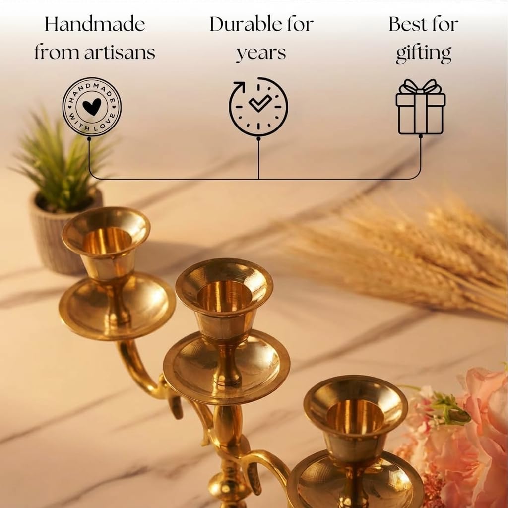 single brass & mother of pearl candle holder – decorative candlestick for home, bedroom, living room decor, table centerpieces (candelabra 2) single brass & mother of pearl candle holder – decorative candlestick for home, bedroom, living room decor, table centerpieces (candelabra 2)