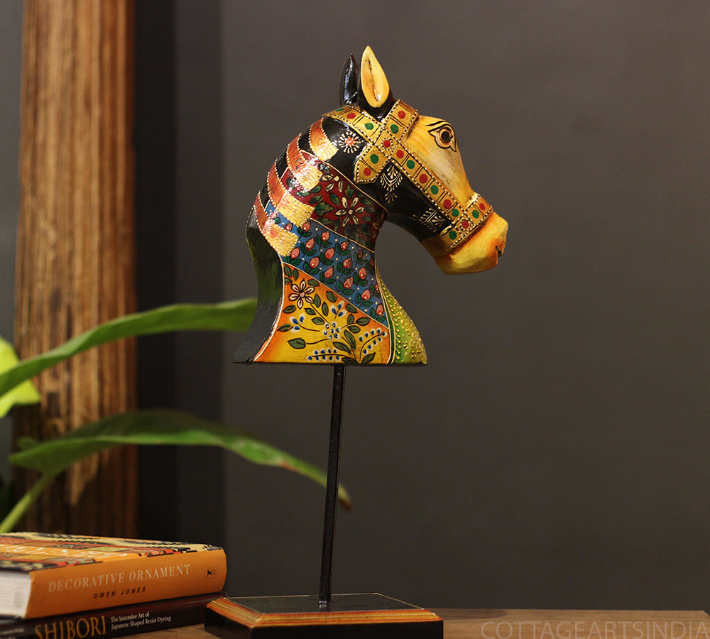 wooden horse head 10.5 inches wooden horse head 10.5 inches
