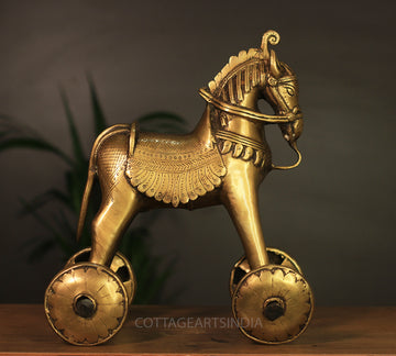 brass horse with wings brass horse with wings