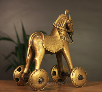 brass horse with wings brass horse with wings
