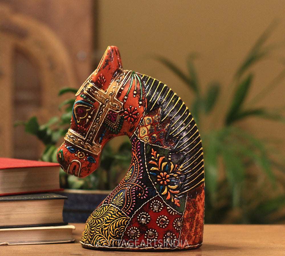 wooden book ends, horse wooden book ends, horse