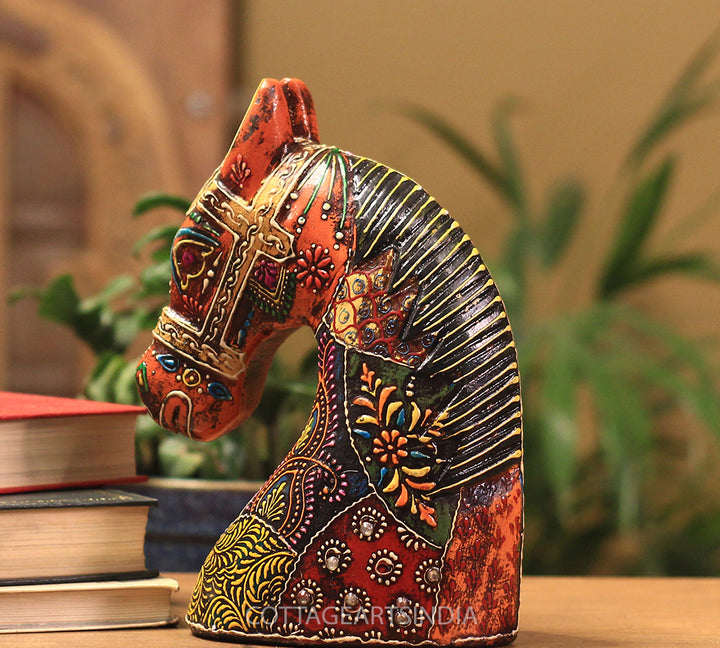 wooden horse head 8.5 inches wooden horse head 8.5 inches