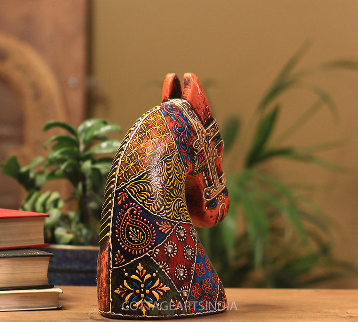 wooden horse head 8.5 inches wooden horse head 8.5 inches