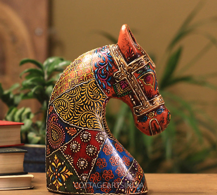 wooden horse head 8.5 inches wooden horse head 8.5 inches
