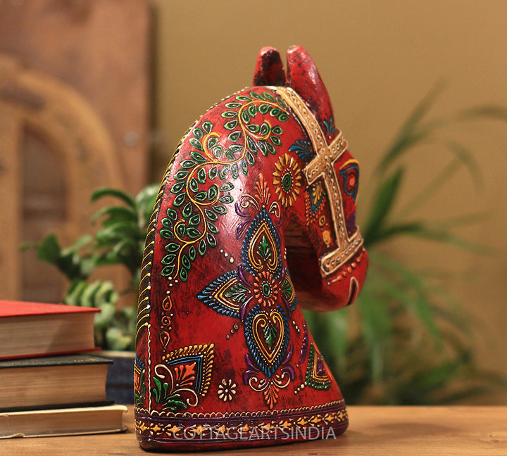 wooden horse head 10.5 inches wooden horse head 10.5 inches