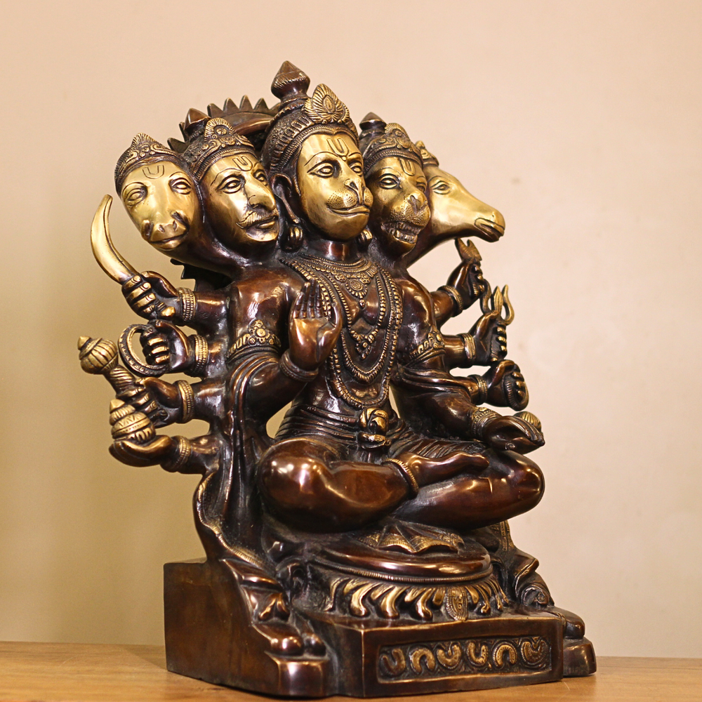 brass panchmukhi hanuman brass panchmukhi hanuman
