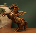brass horse with wings brass horse with wings
