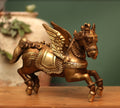 brass horse with wings brass horse with wings