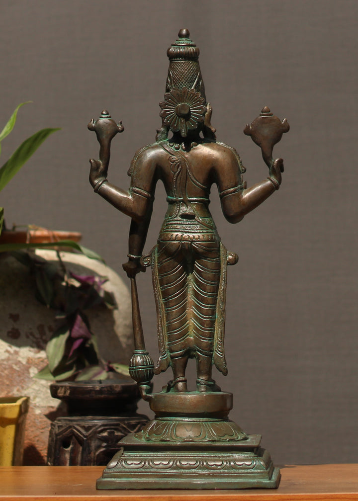 brass vishnu bronze finish 18" brass vishnu bronze finish 18"
