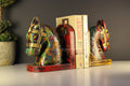 wooden book ends, horse wooden book ends, horse